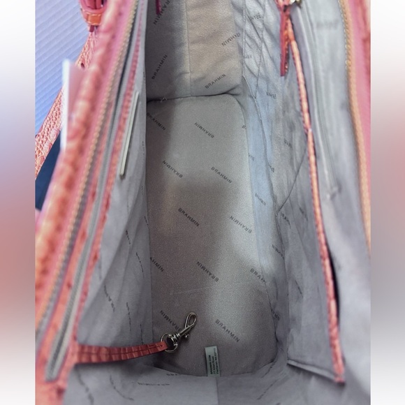 Brahmin Mini Asher Coral Poppy
Melbourne Leather Tote Bag Purse 🩷 - Picture 6 of 17